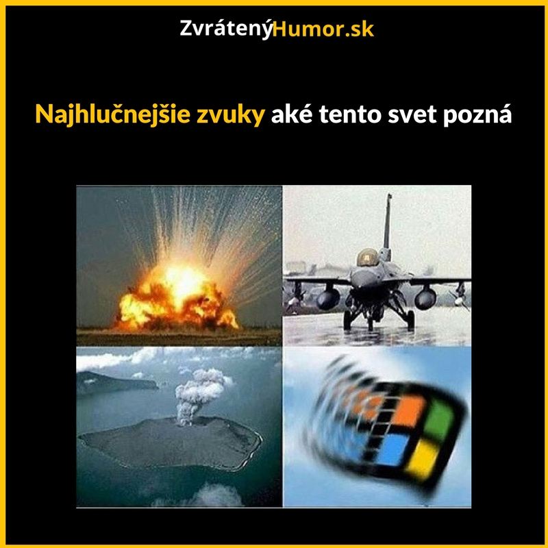 Najhlučnejšie zvuky