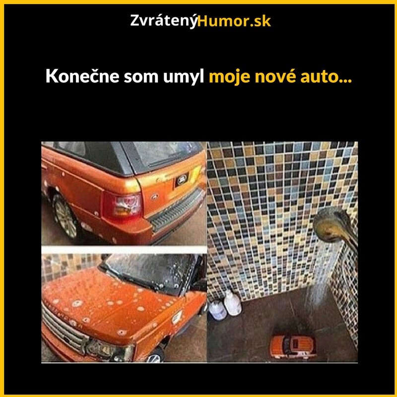 Krásnučke umytunké autíčko