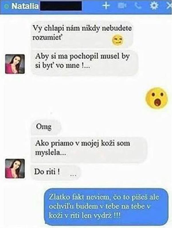 Natalke pochopí každý chlap :)