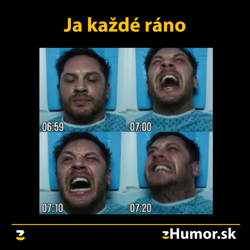 Ráno býva ťažké