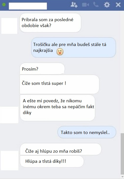 Typicky ženská reakcia