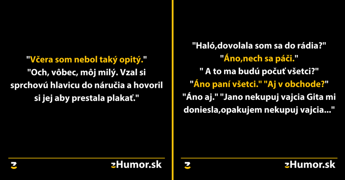 10+ Obrázkov: To najlepšie zo skupiny Textové Vtipy #17
