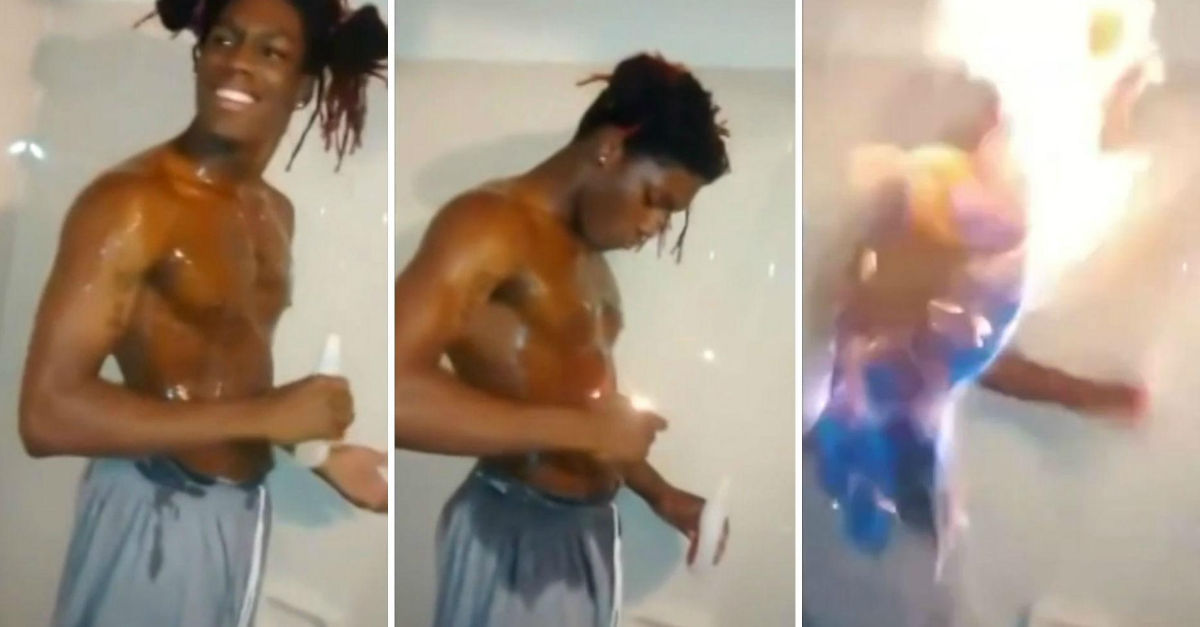 Neprešlo pár hodín a je tu nová obeť fire challenge! – video vo vnútri