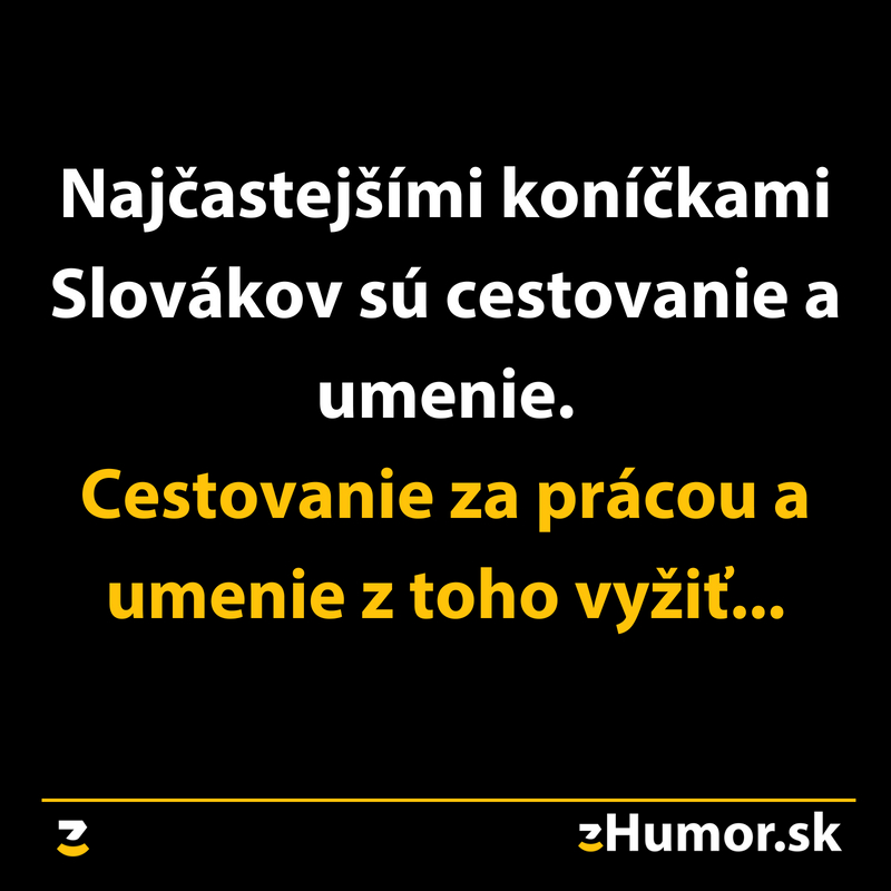 Koníčky Slováka