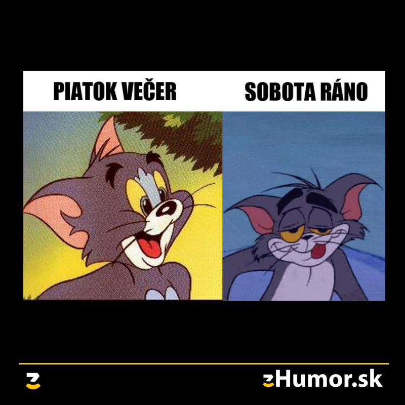Piatok vs. Sobota