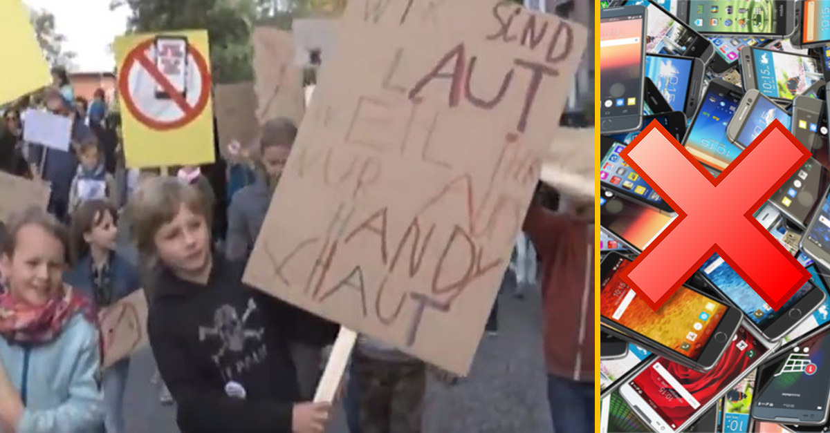 Deti v Nemecku protestovali proti nadmernému používaniu telefónov