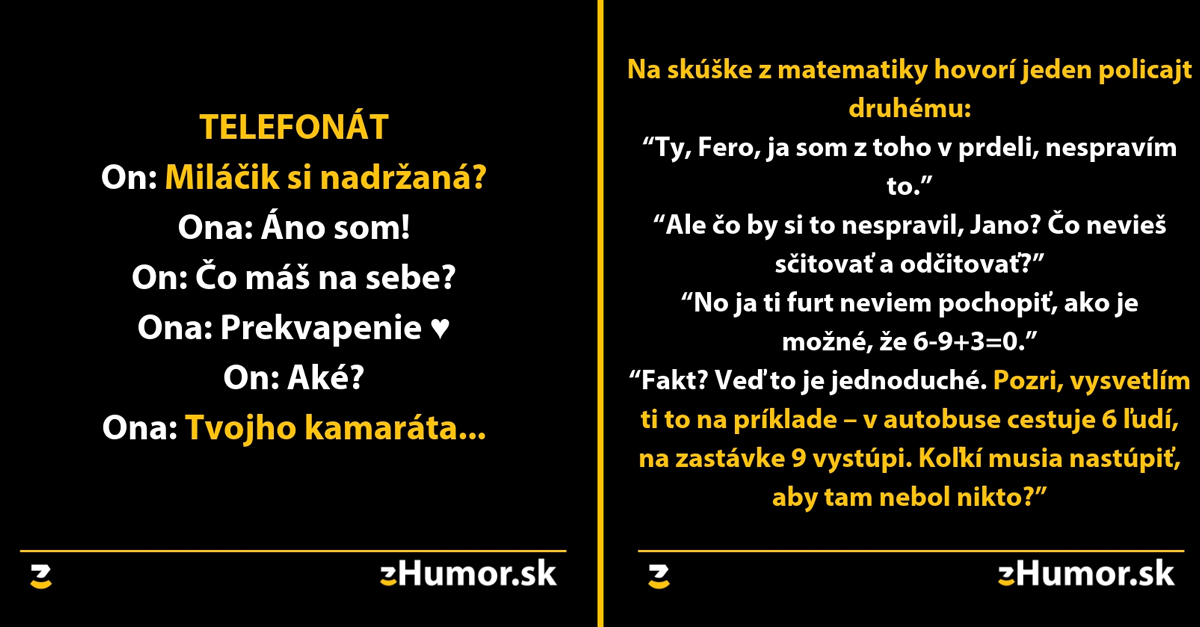 10+ Obrázkov: To najlepšie zo skupiny Textové Vtipy #19
