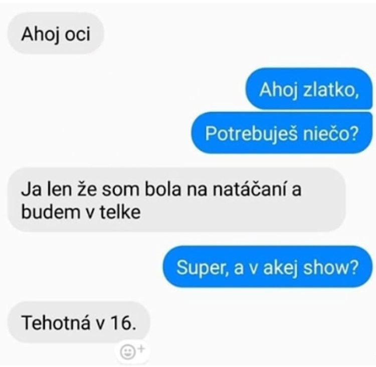 Ocko sa asi nepoteší…
