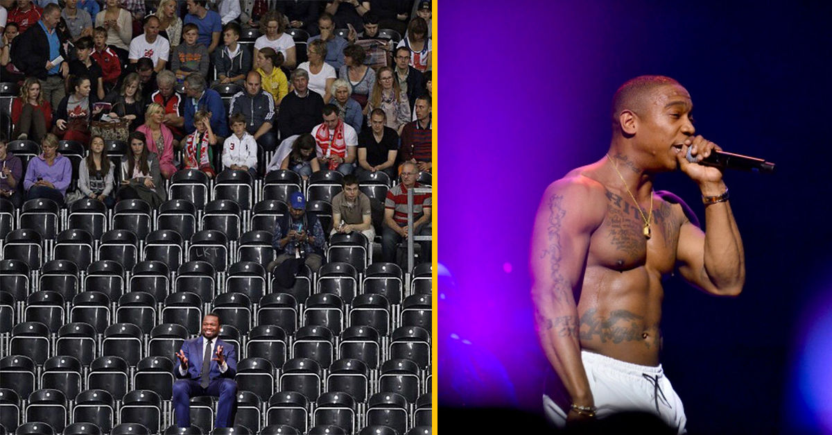 50 Cent kúpil 200 lístkov na koncert iného rapera aby sa pobavil – vykúpil tak celé predné rady