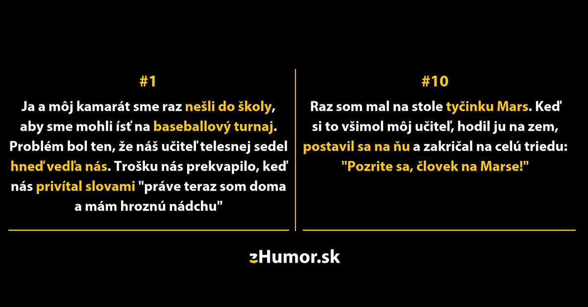 Môj učiteľ je divný – najvtipnejšie príbehy zo školských lavíc