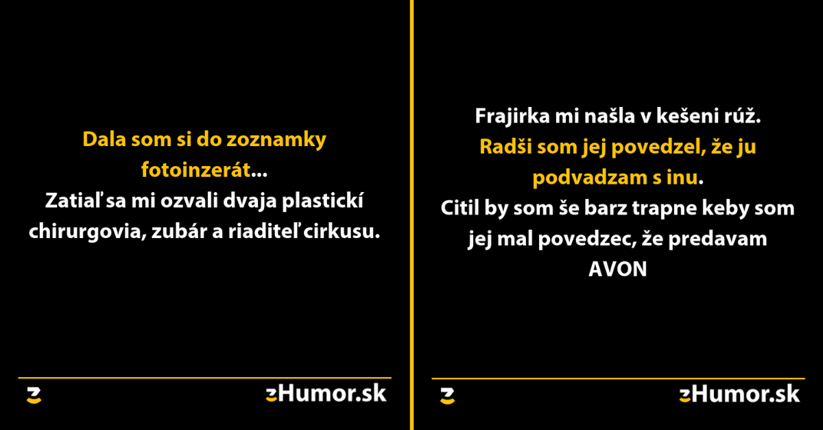 10+ Obrázkov: To najlepšie zo skupiny Textové Vtipy #21