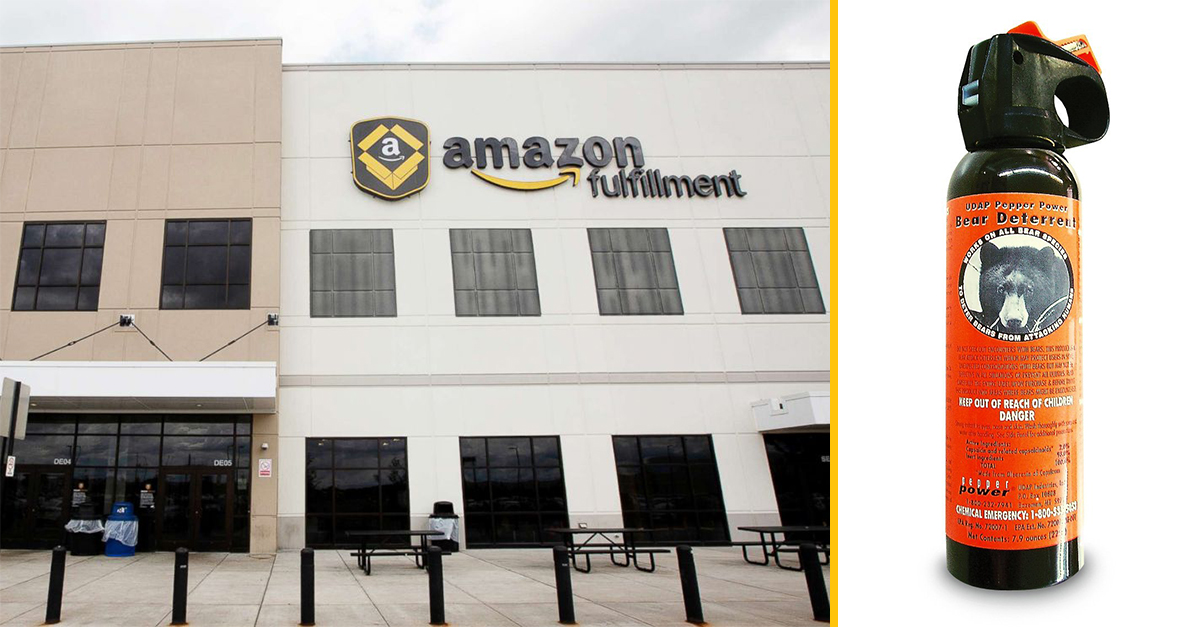 24 pracovníkov Amazonu bolo hospitalizovaných po tom, čo robot nechtiac poškodil sprej na medvede