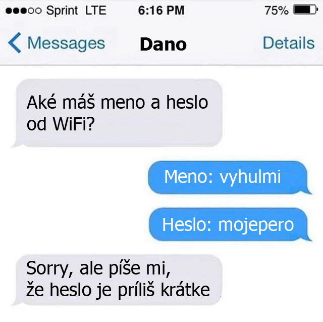 Zlé heslo