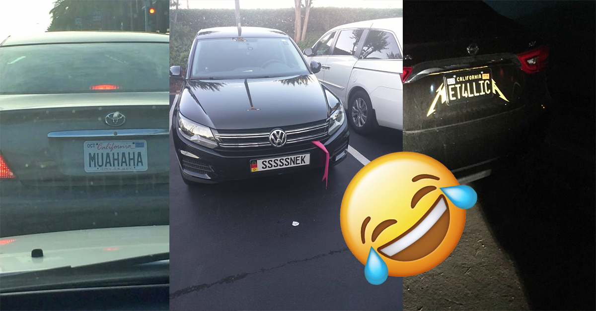 15 Najvtipnejších ŠPZ-tiek, ktoré vás rozhodne pobavia.