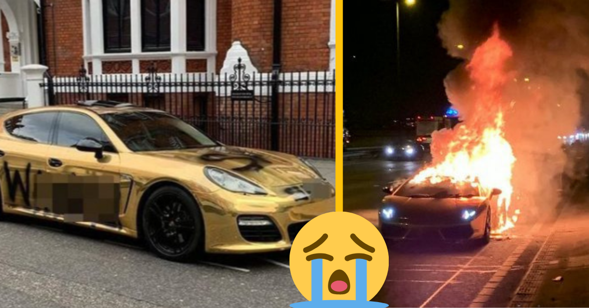 Podnikateľovi nedávno zhorelo Lamborghini, teraz mu niekto nasprejoval „h*vno“ na Porsche + VIDEO