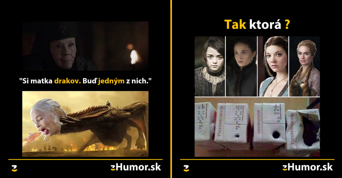 Výber 15 vtipných memečiek na menšie pripomenutie Game of Thrones
