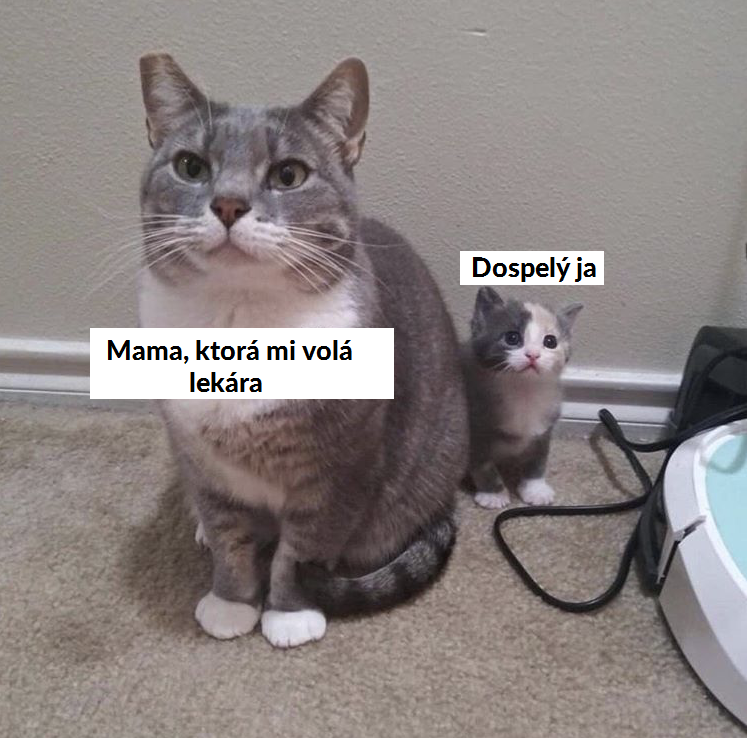 Mama je stále pri mne