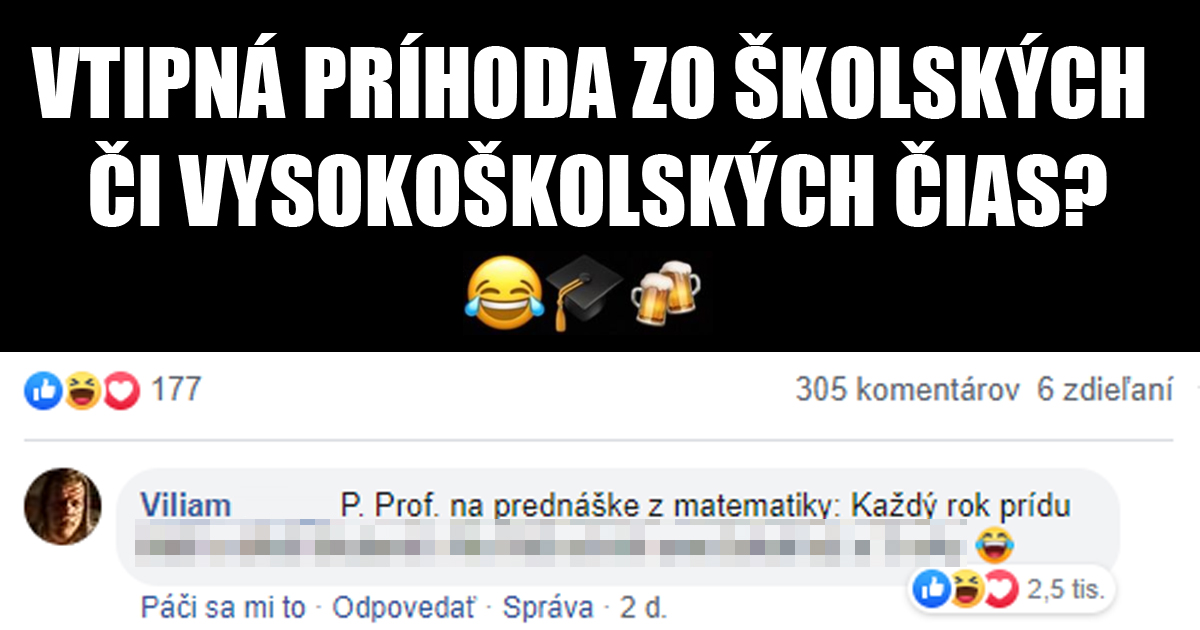 Vtipné príhody zo školských čias Slovákov – skutočné príbehy zo života ľudí