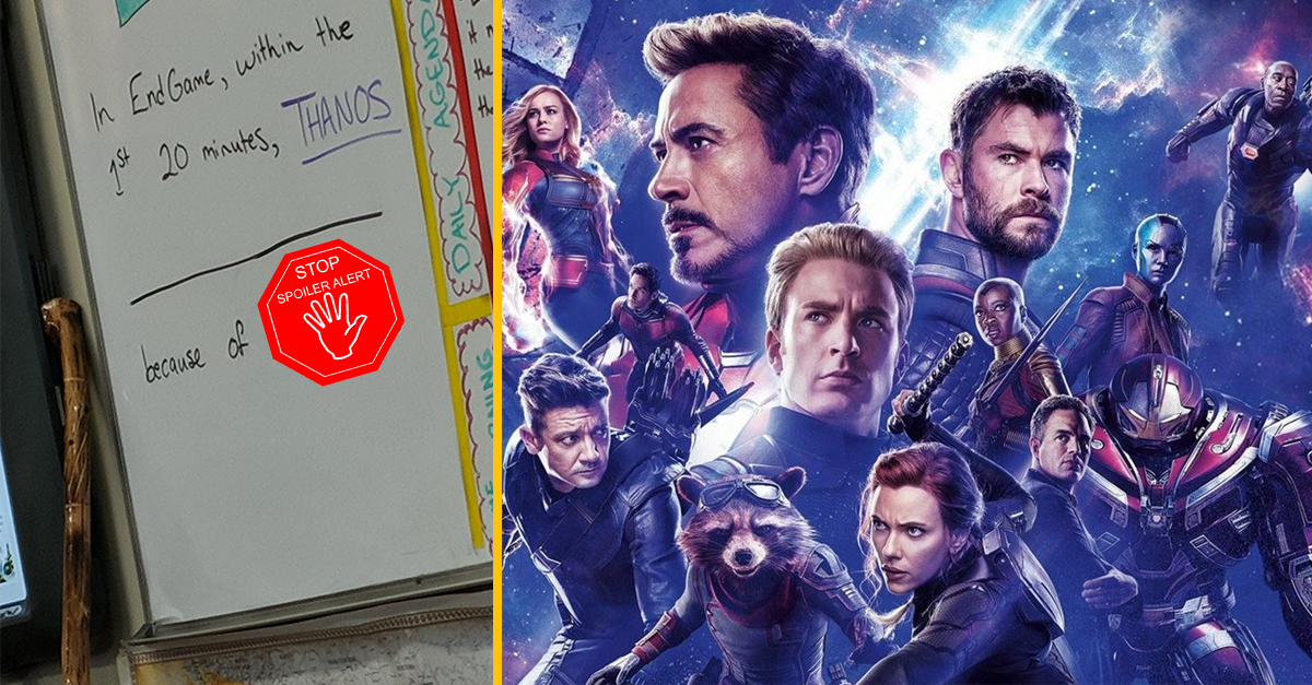 Učiteľ trestal žiakov spoilermi z Endgame, keď boli príliš hluční