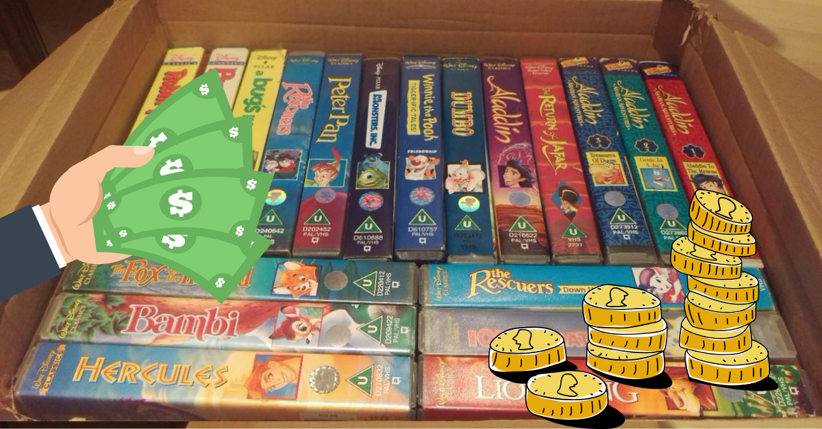 Staré Disney rozprávky na videokazetách sa dnes na eBay predávajú za neskutočné peniaze