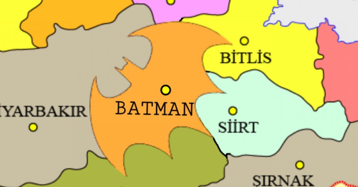 Tisícky ľudí v Turecku podporuje zmenu hraníc kraja s názvom „Batman“ aby bol v tvare Batmanovho znaku