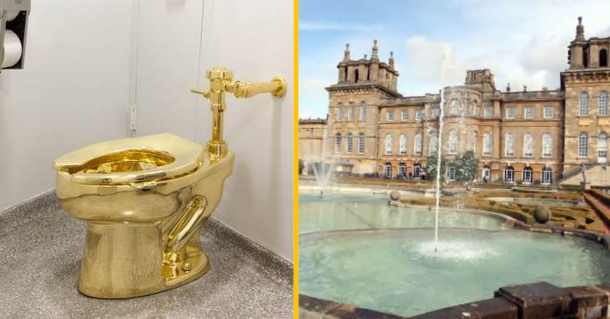 Zlodeji ukradli z Blenheimského paláca 18-karátový záchod za £1 milión 