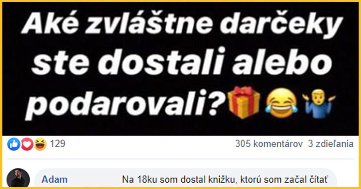 Tie najzvláštnejšie darčeky – skutočné príbehy zo života ľudí č.2