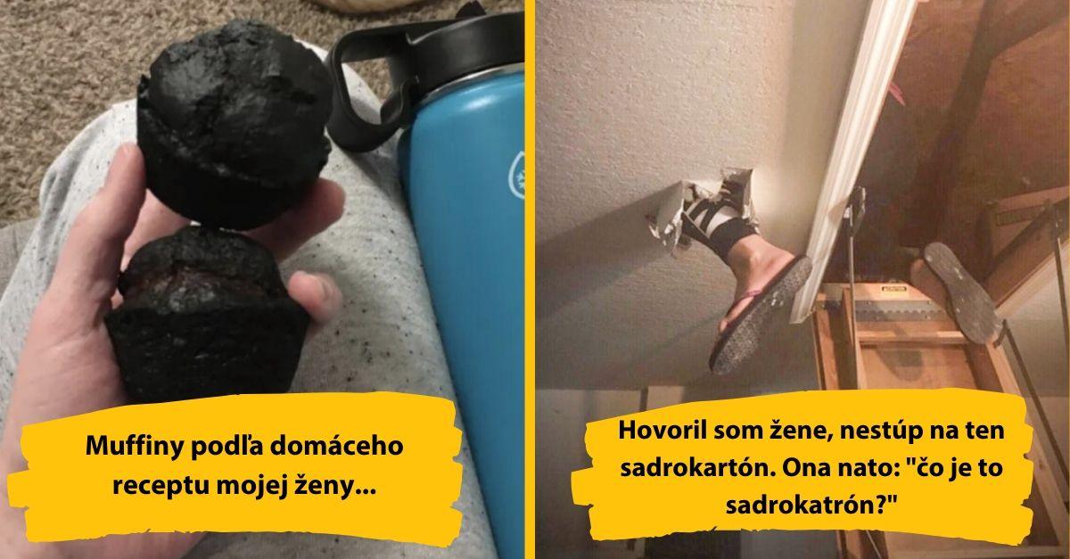 11+ žien a mužov v domácnosti, ktoré sa síce snažia, ale moc im to nejde
