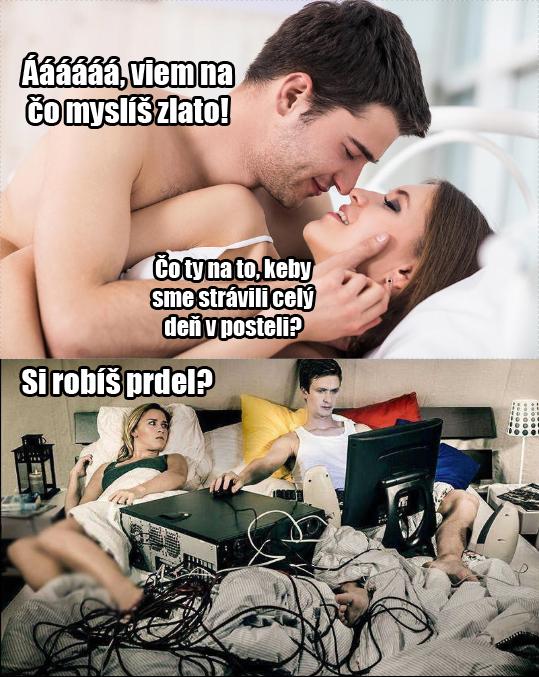 Celý deň v posteli