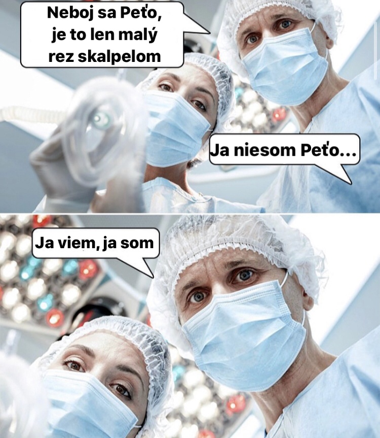 To hovorí mne, vy len ležte