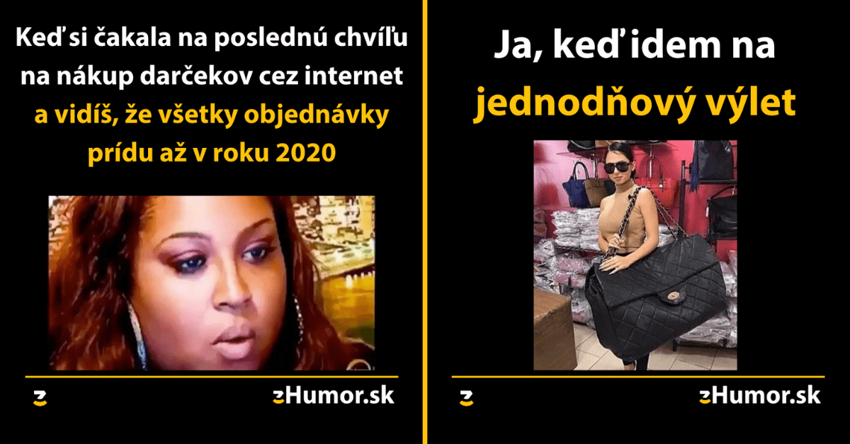 Nechať si darčeky na poslednú chvíľu bola chyba! – Toto sú memes určené špeciálne pre ženy #91