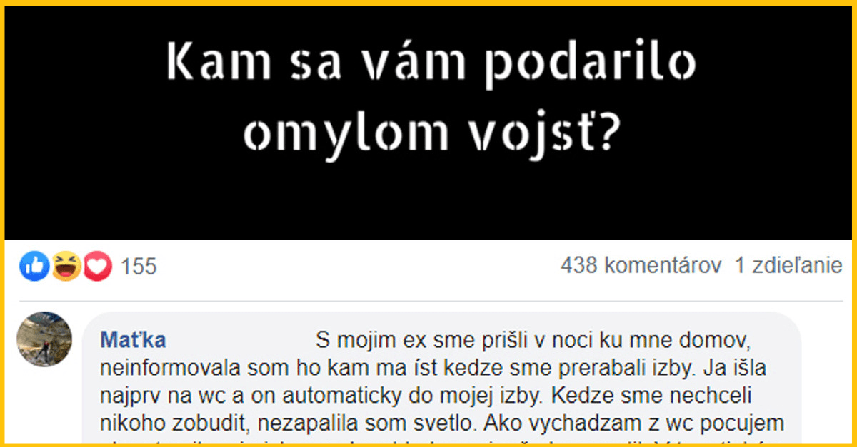 Vtipné príbehy ľudí, ktorým sa podarilo niekam vojsť omylom