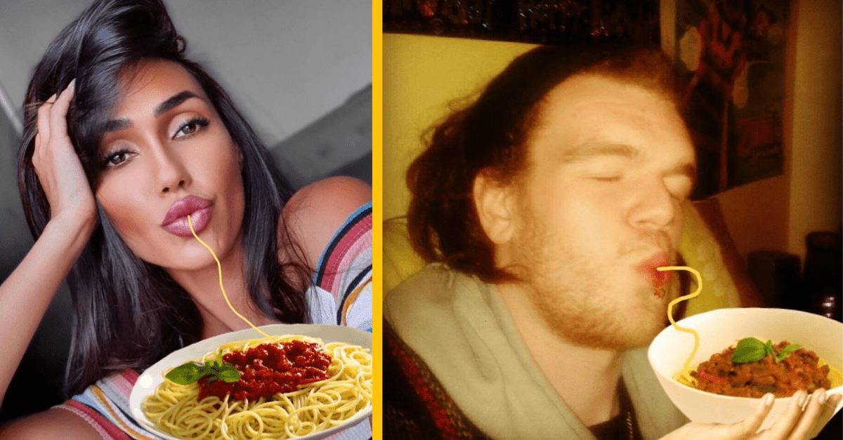 Internet upravil otravné a otrepané fotky – duckface zábavne doplnili špagetami
