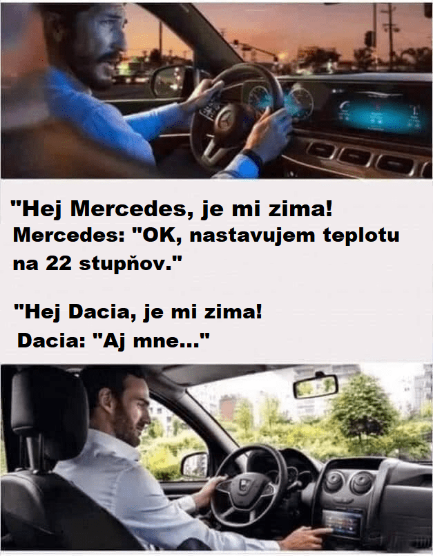 Teplota v aute