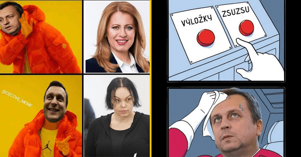 Slovenský internet si robí srandu z komunikácie medzi Andrejom Dankom a Zsuzsovou a toto sú najlepšie posty