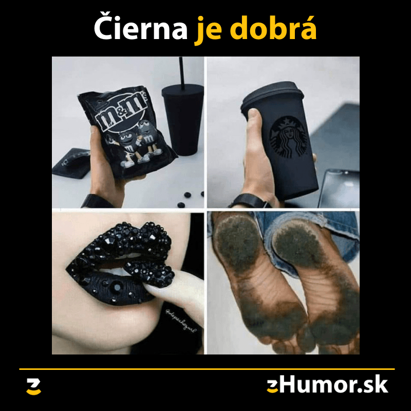 Čierna pasuje na všetko