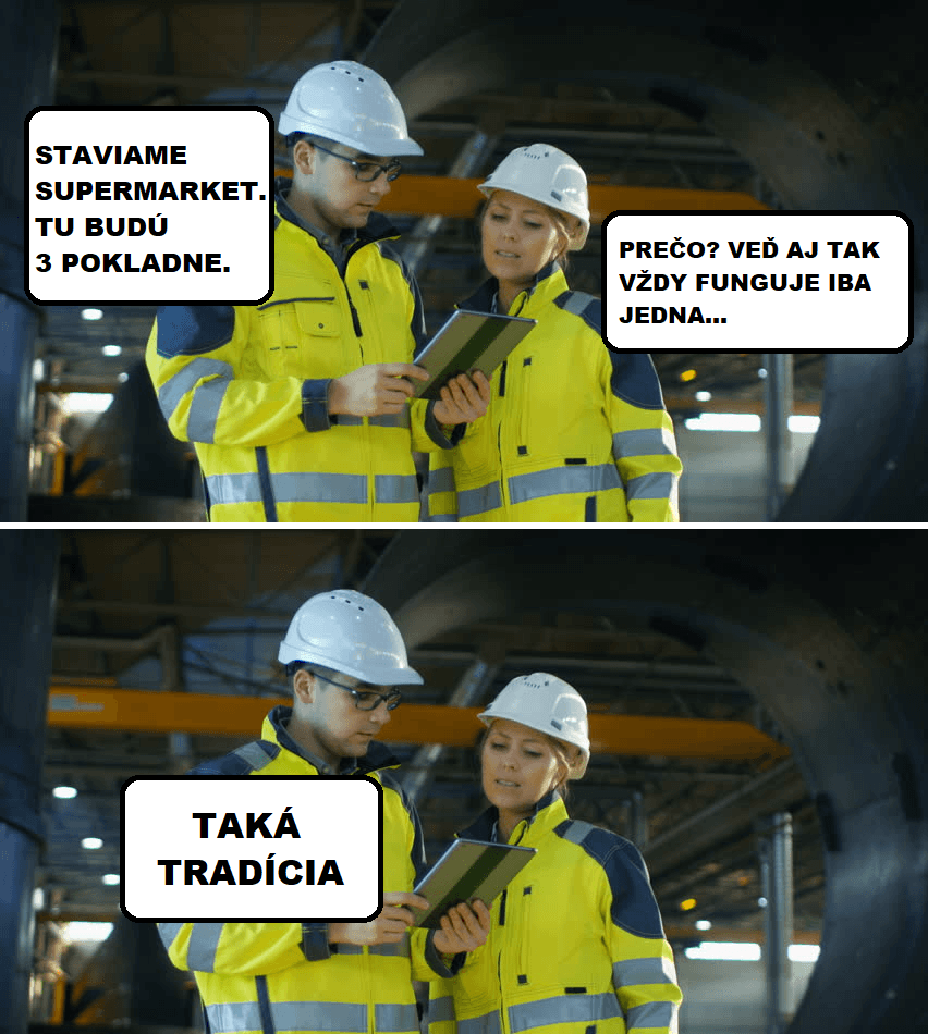 Budovanie supermarketu
