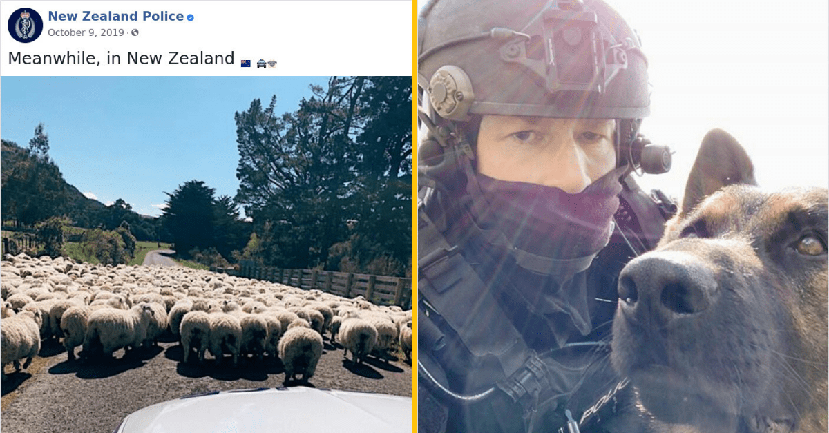 Novozélandska polícia baví internet svojimi skvelými príspevkami na sociálnych sieťach