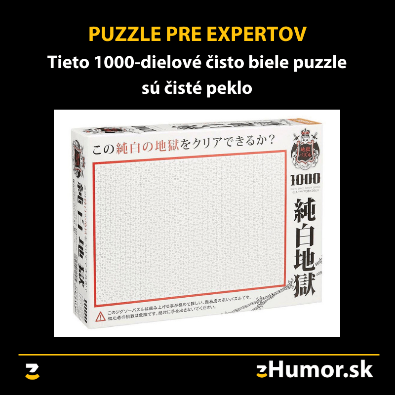 Puzzle pre expertov