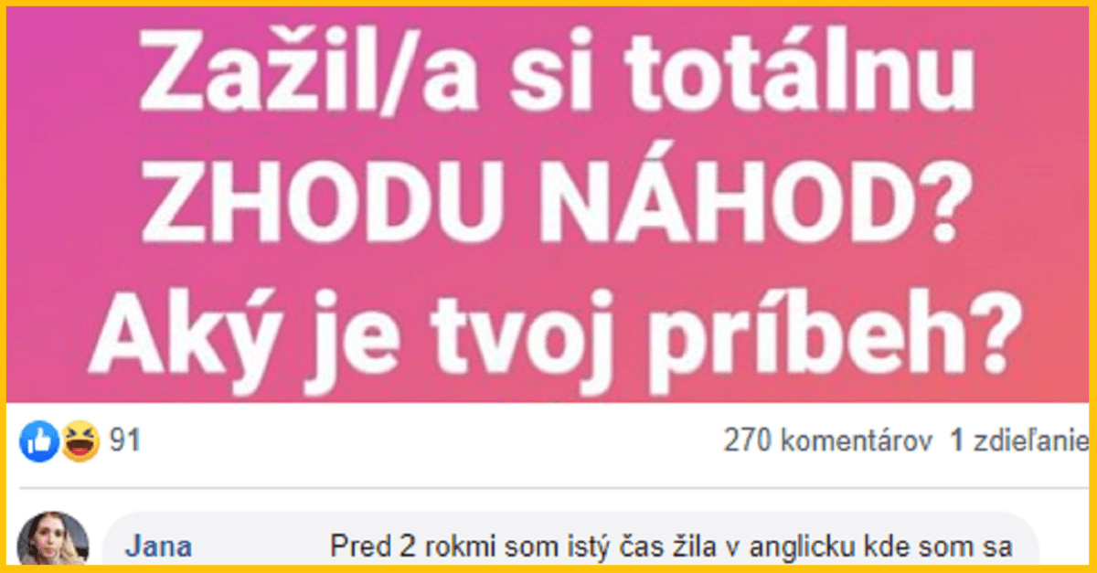 Totálne zhody náhod, ktoré snáď ani nie sú pravdou – príbehy zo života ľudí