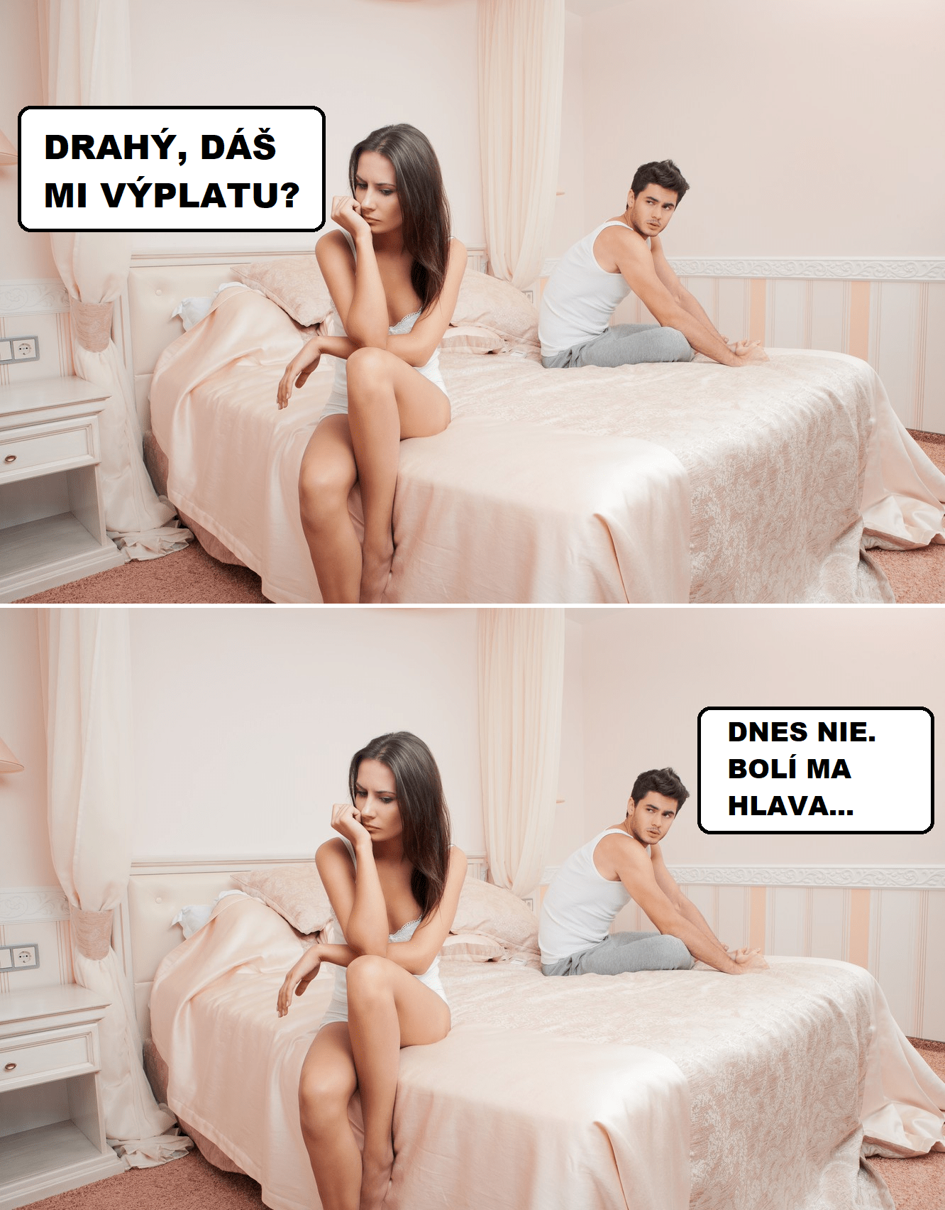 Delenie sa o výplatu v páre
