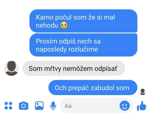 Kamoško, teraz nemôžem