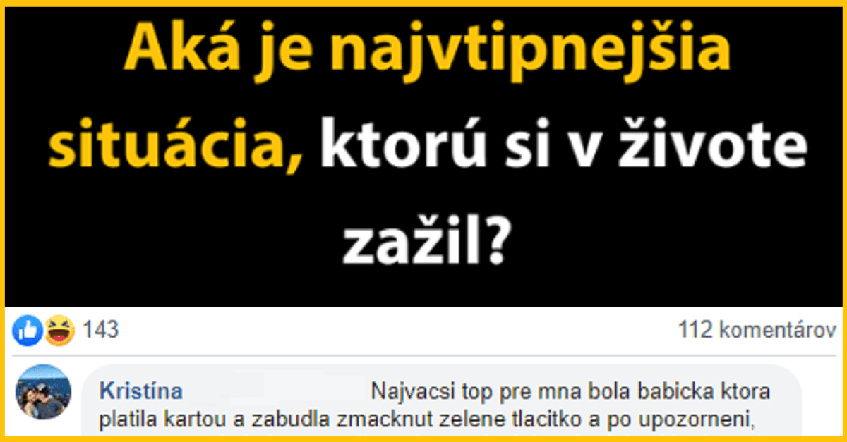 Vtipné situácie, ktoré ľudia zažili – príbehy zo života ľudí