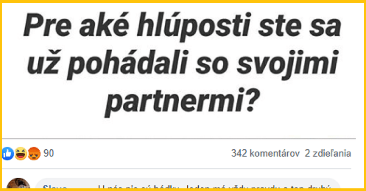 Hlúposti, pre ktoré sa ľudia pohádali so svojimi polovičkami – príbehy zo života ľudí