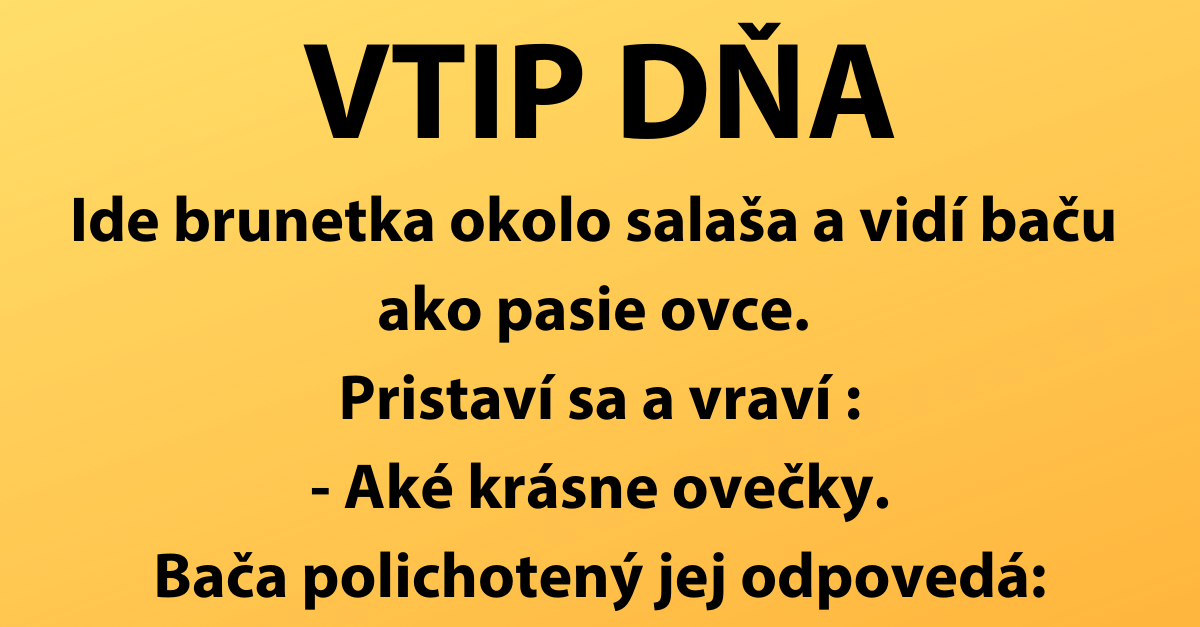 VTIP DŇA: Brunetka na salaši