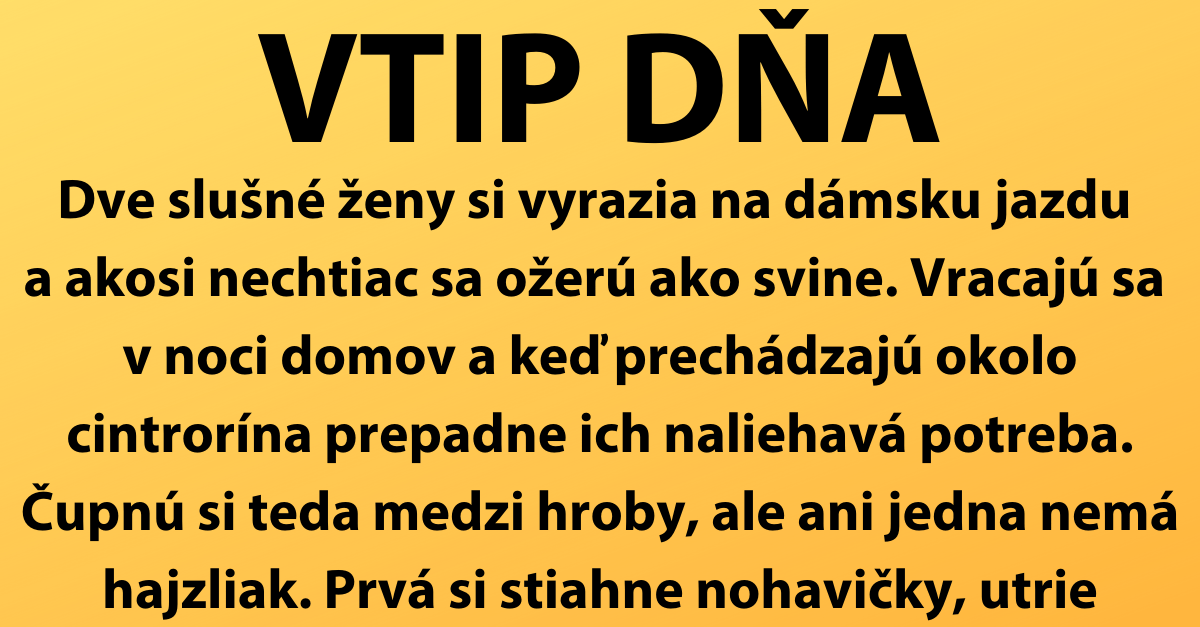 VTIP DŇA: Divoká dámska jazda s prekvapením na koniec!