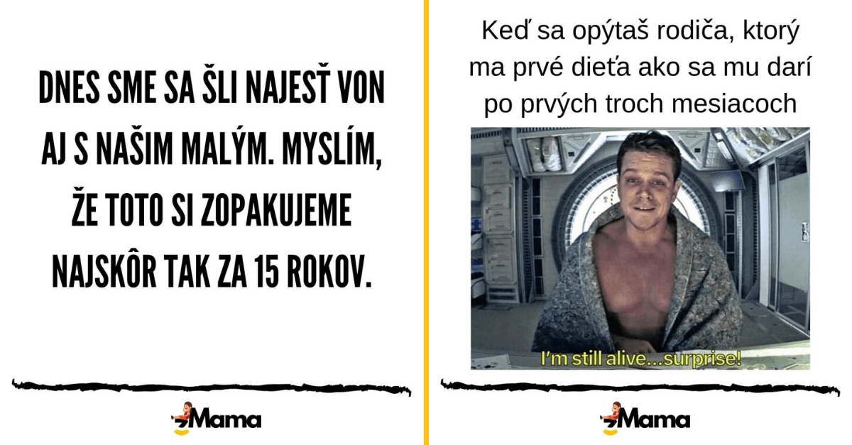 Trochu humoru (nie)len pre mamičky #12: aké sú prvé mesiace, alebo ako to vyzerá, keď si mamička konečne ľahne