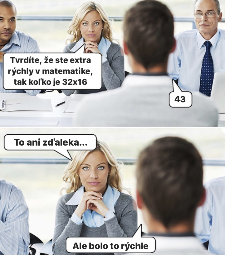 To bolo teda fakt rýchle