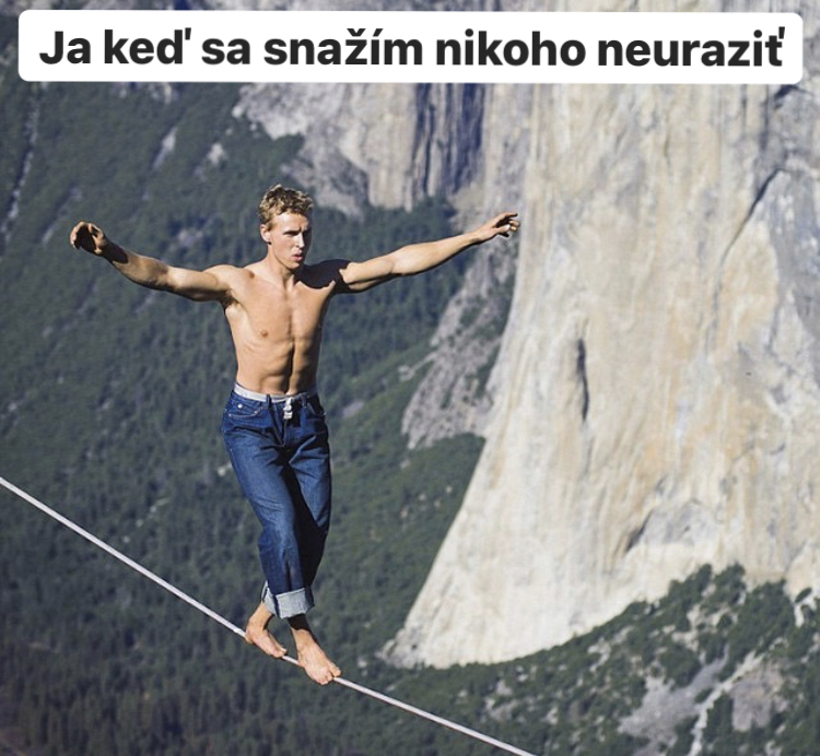 Snažím sa fest…