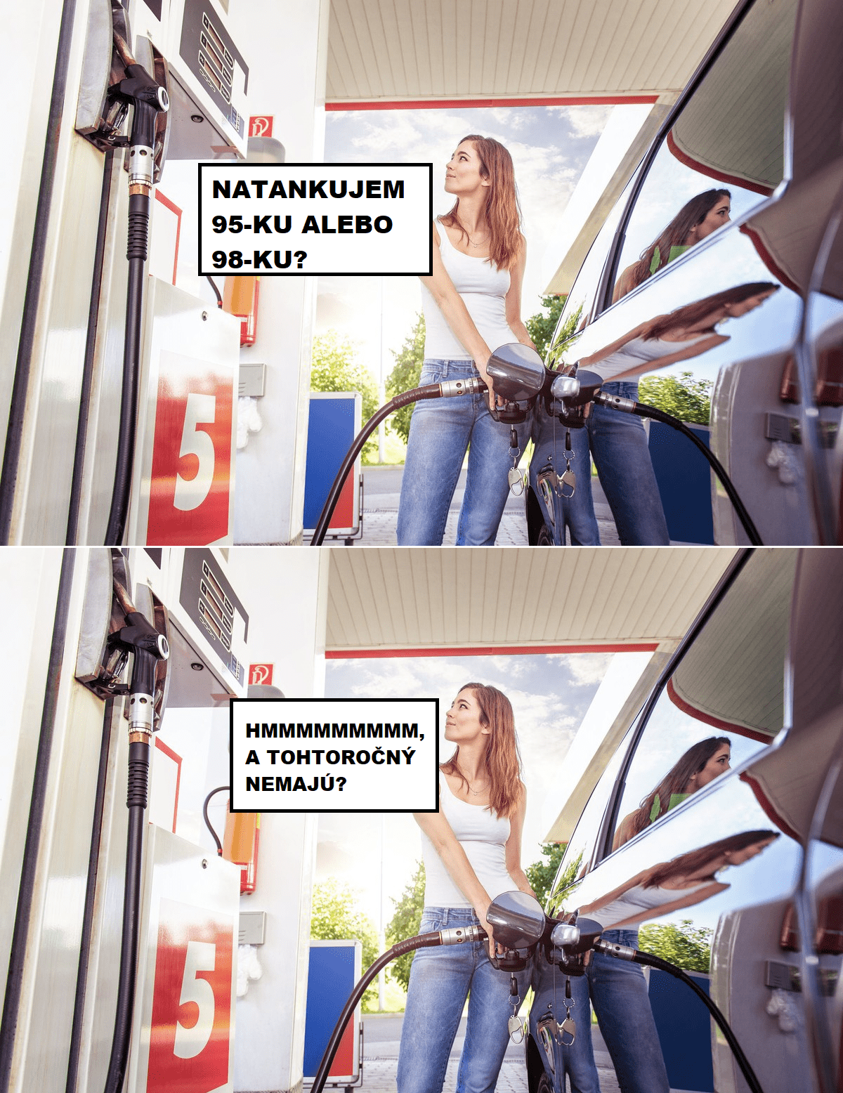 Ťažké rozhodovanie, čo natankovať
